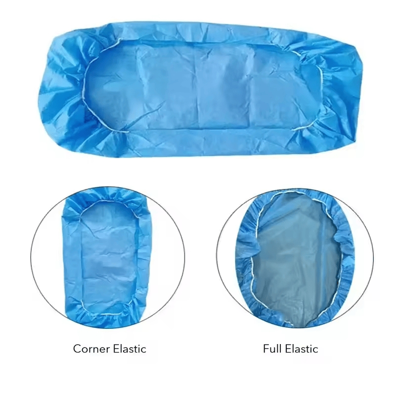 Disposable Waterproof SMS PP Material Bed Sheet Protective Bed Cover Examation Bed Sheet Professional Use in Hospital