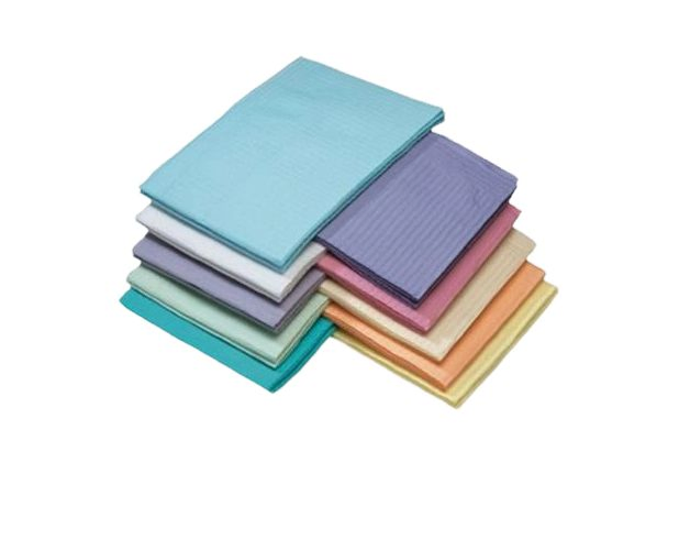 Disposable Dental Bibs PP Soft Waterproof Material, for Patient, Home Care, Travel, and Clinical Use, 100PCS/Pack