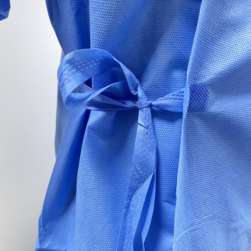 Disposable Non Woven Sterile Hospital Reinforced Gown Surgical Gown