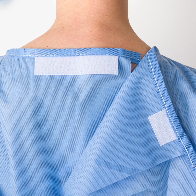 Disposable Non Woven Sterile Hospital Reinforced Gown Surgical Gown