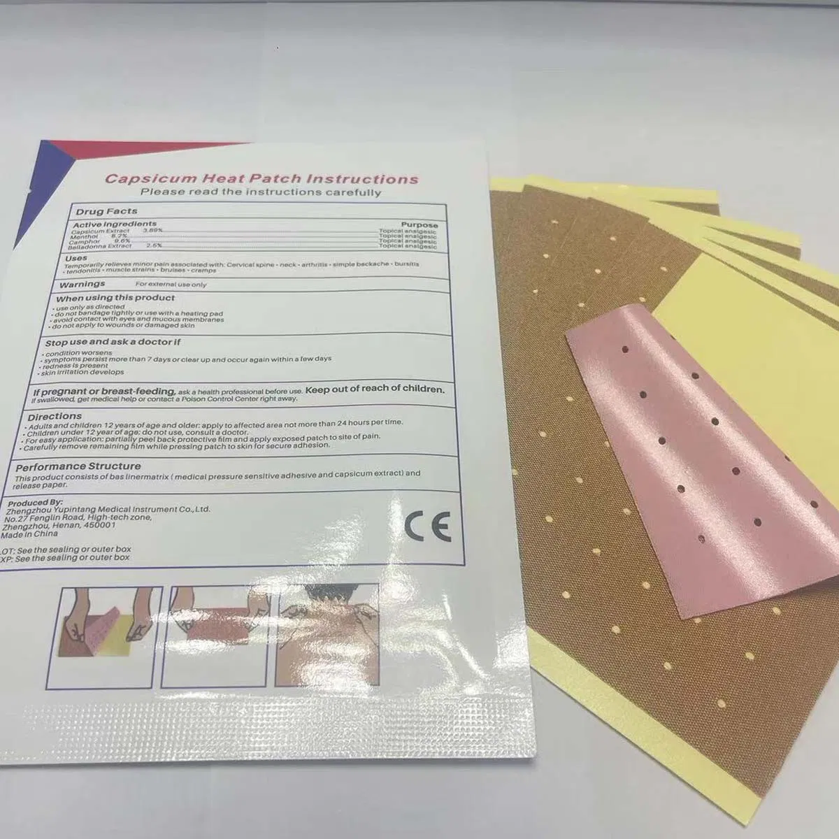 Mint Capsicum Heat Patch Pack