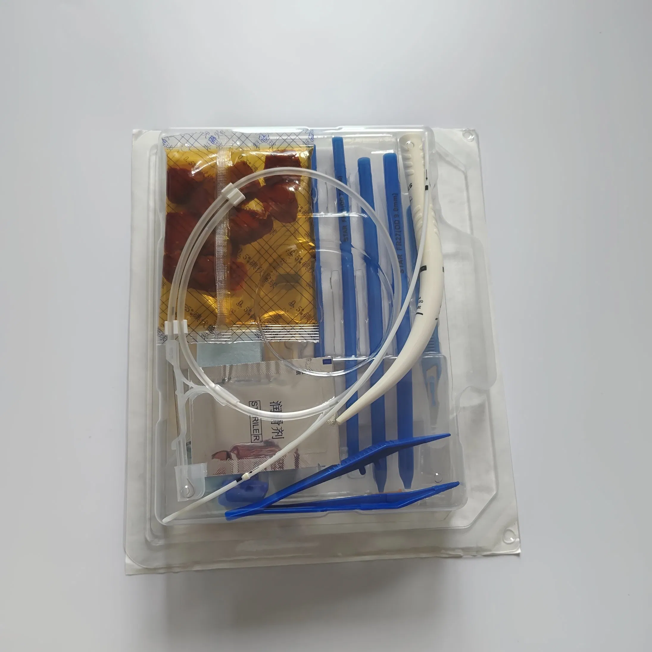 Sterile Disposable Cuffed Percutaneous Tracheostomy Kit - Emergency/Surgical Use