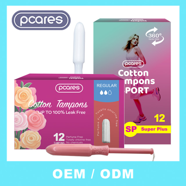 Premium Organic Cotton Tampons - Eco-Friendly Disposable Hygiene Product