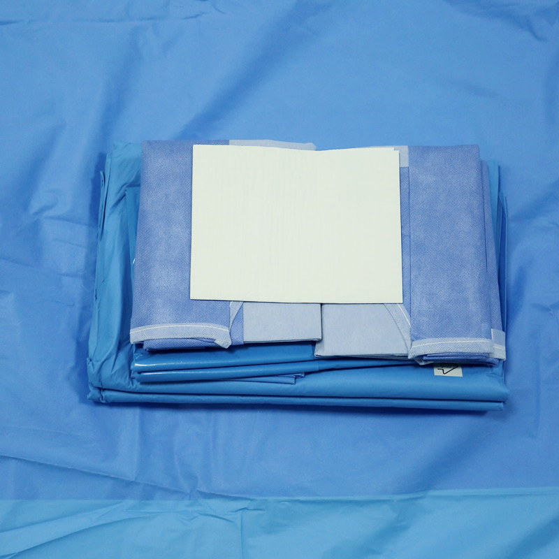 OEM Hospital Disposable Universal Surgical Drape Pack Sterile Laparotomy Operation Pack Medical Use Pack Set Surgical Kit
