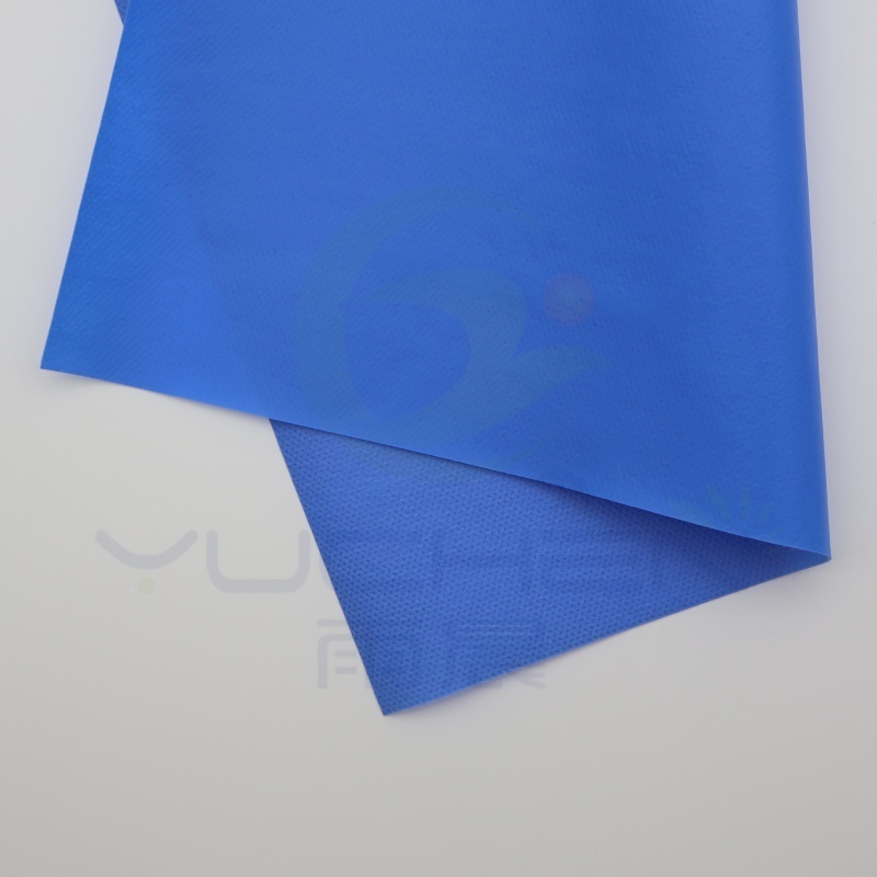 Hydrophilic PP Nonwoven Coated PE Film Barrier Layer Fluid-Management Surgical Drape