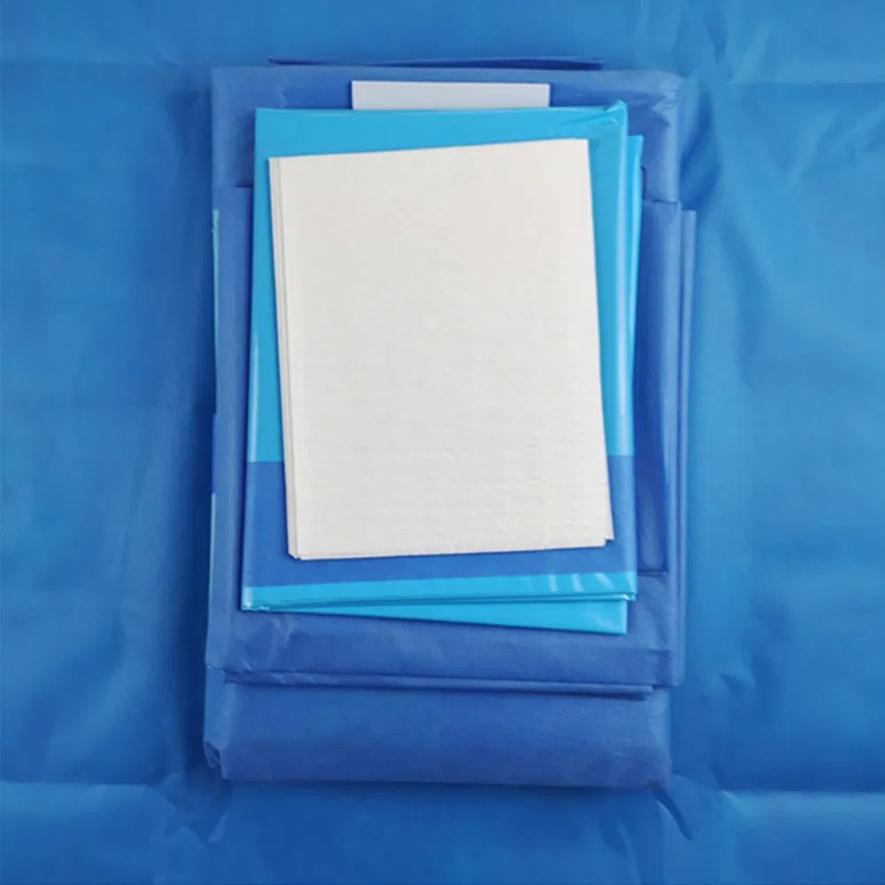 OEM Medical Consumables Wound Care/Circumcision Procedure Pack/Basic Sterile Surgical Drape Set Pack with CE13485