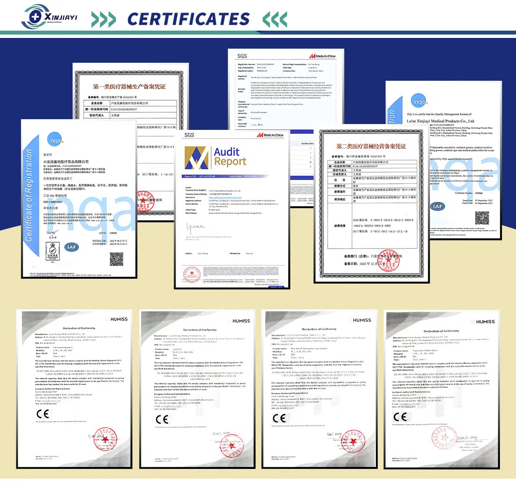 ISO and CE Certificates