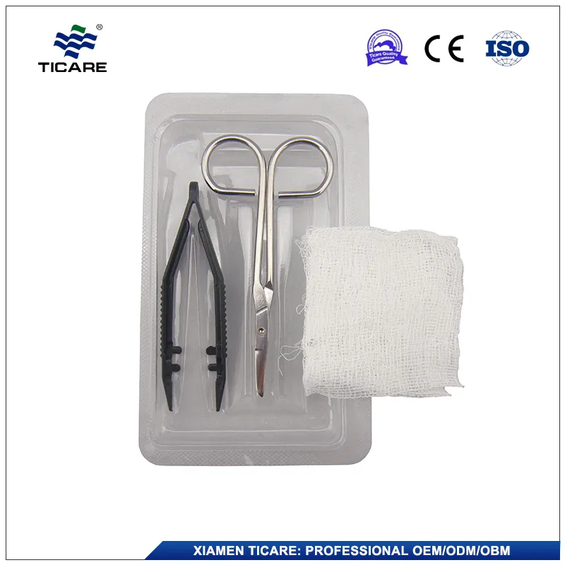 Sterile Stitch Removal Tool Set Disposable Surgical Suture Removal Kit