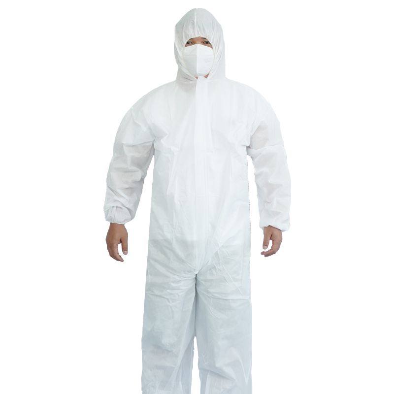 CE Certified Liquid Resistant Protective Clothing Disposable Coverall Industry Safety Clothing Chemical Protective Suit