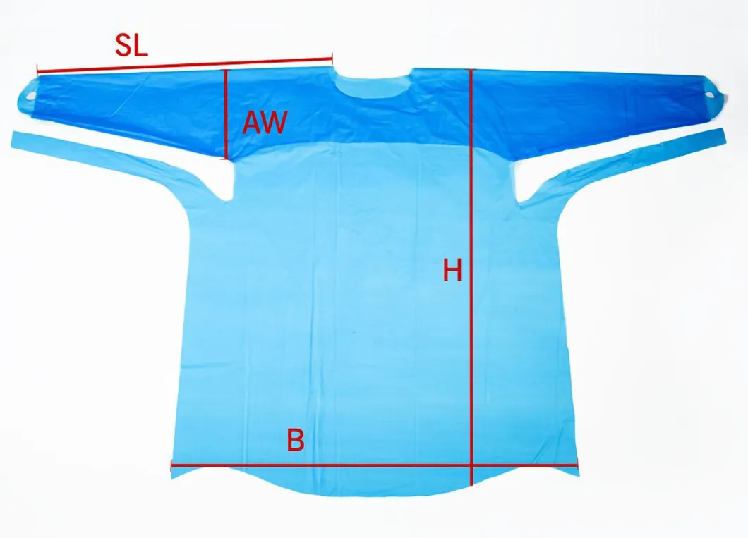 CPE/PE Isolation Gown