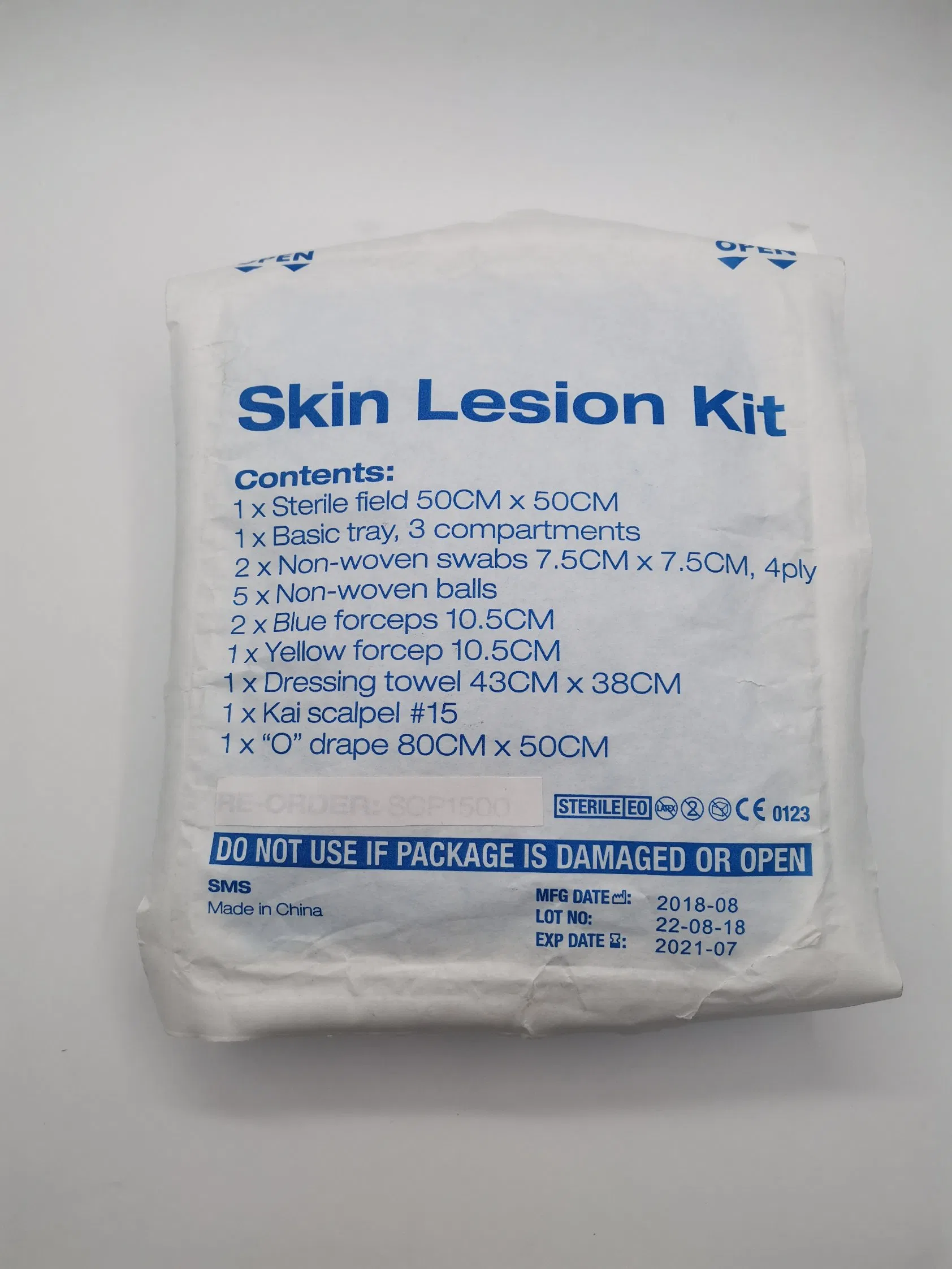 Disposable Medical Surgical Wound Care Dressing Pack Skin Lesion Kit