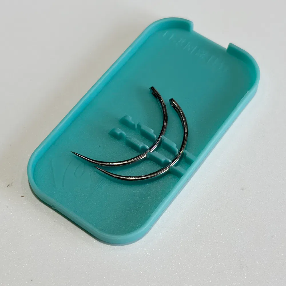 Disposable Medical Stainless Steel Sterile Eyed Suture Needles - 2-Unit Surgical Procedure Pack