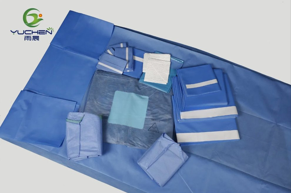 Hospital Operating Room OEM Sterile Surgical Pack Disposable Operation Kit Factory for Surgery Operation Usage