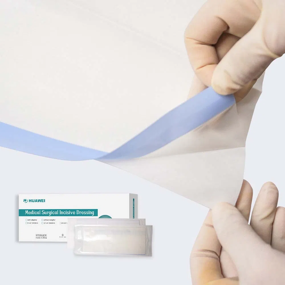 High Quality Disposable Incise Wound Drape Surgical Film Adhesive Wound Dressing for Wound Care