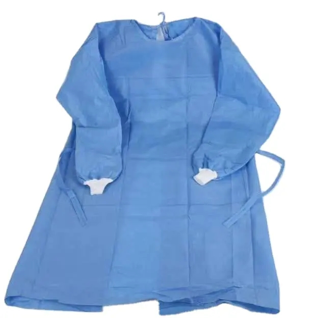 Non-Reinforced Surgical Gown with Towel Cypress X-Large Blue Sterile AAMI Level 3 Disposable