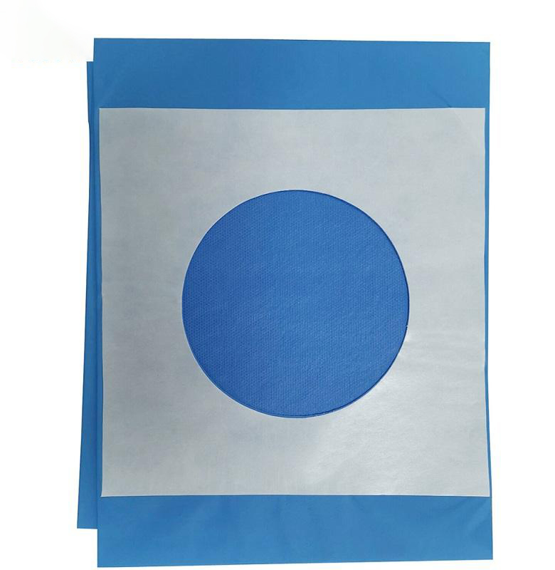 Approval Sterile Surgical Field Fenestrated Drape with Hole and Adhesive Fenestrated Drape