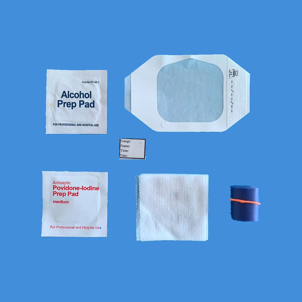 Disposable PVC Nursing Kit ISO Quality Certified IV Start Infusion Medical Consumables Transparent Wound Dressing