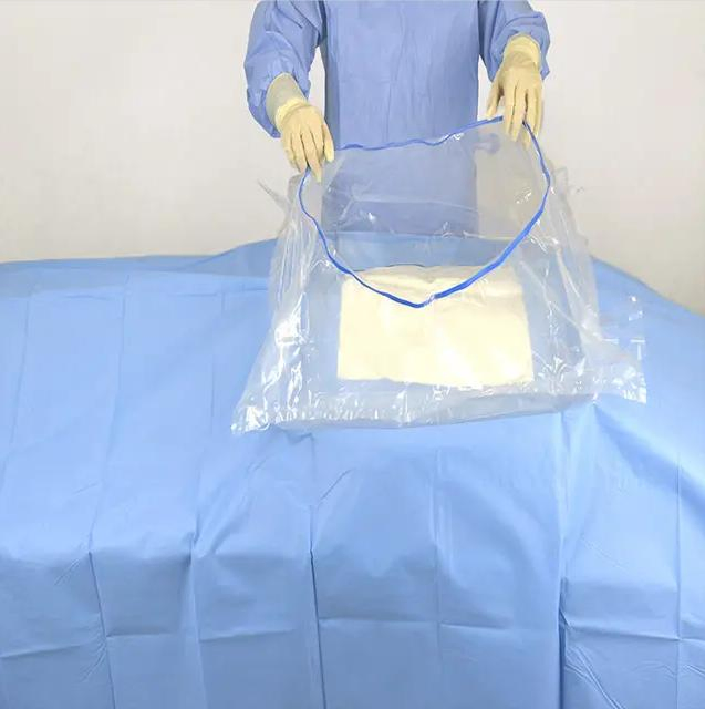 CE ISO13485 Medical Supplies Sterile Surgical C-Section Pack Set Procedure Kit