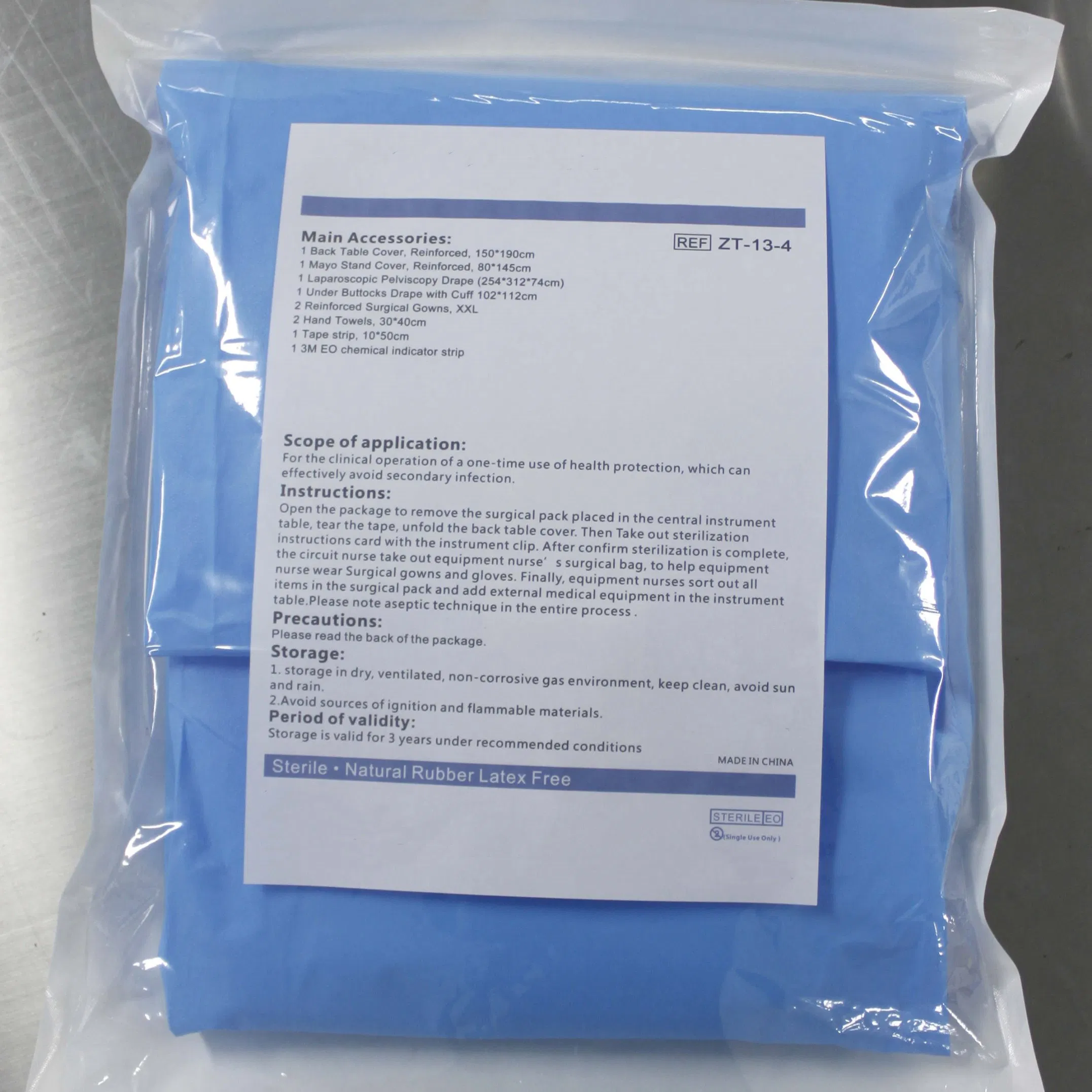 Eye Surgical Pack/Orthopaedic Procedure Pack/Universal Pack/Customized Pack