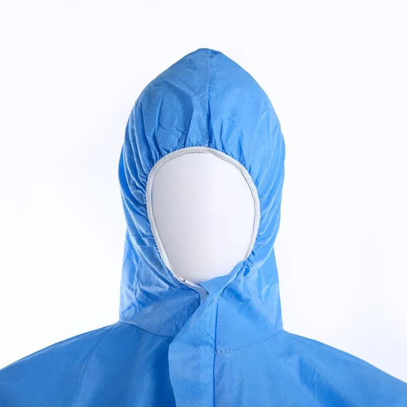 Factory Wholesale Disposable SMS Coverall/Protective Clothing/Safety Clothing