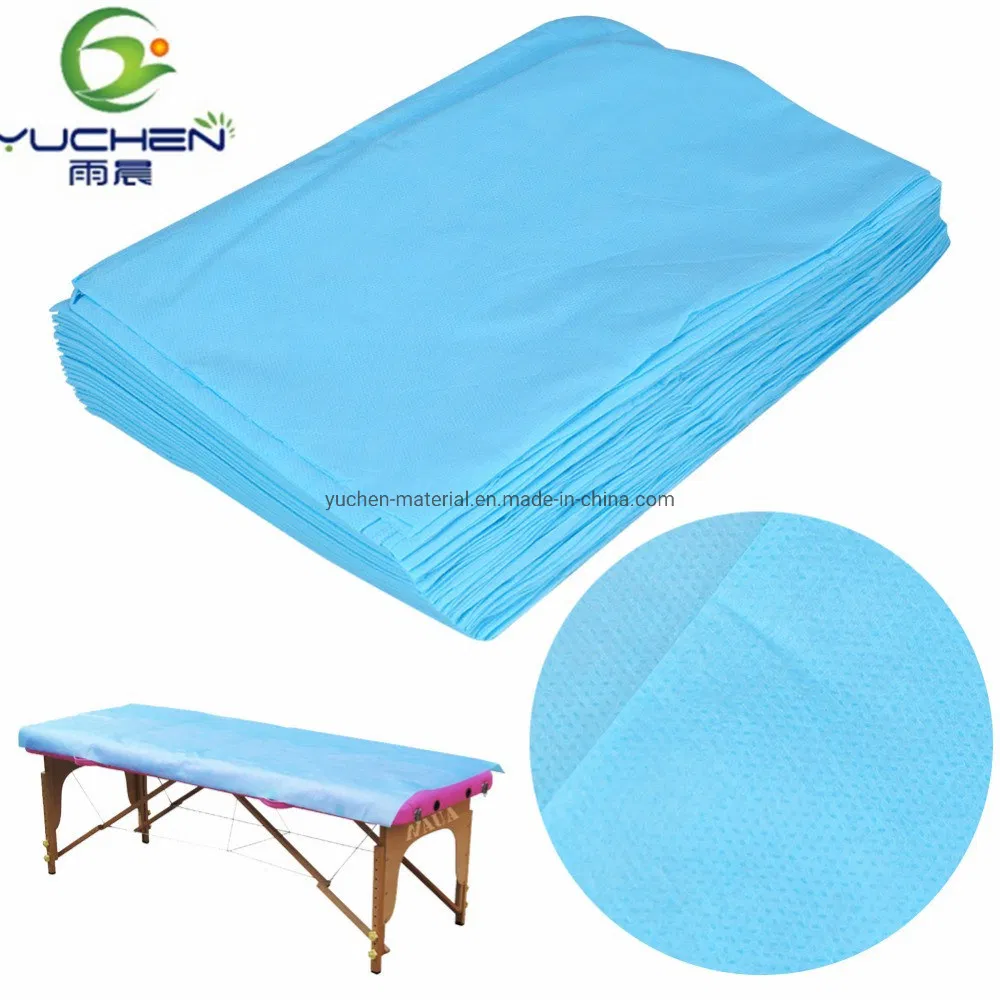 Disposable SMS Nonwoven Bed Sheet Cover with/Without Elastic for Hospital Examination Use