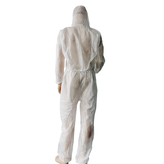 Painting and Spraying Workshop Single Use Xs-4XL White Spunbond PP Protective Apparel