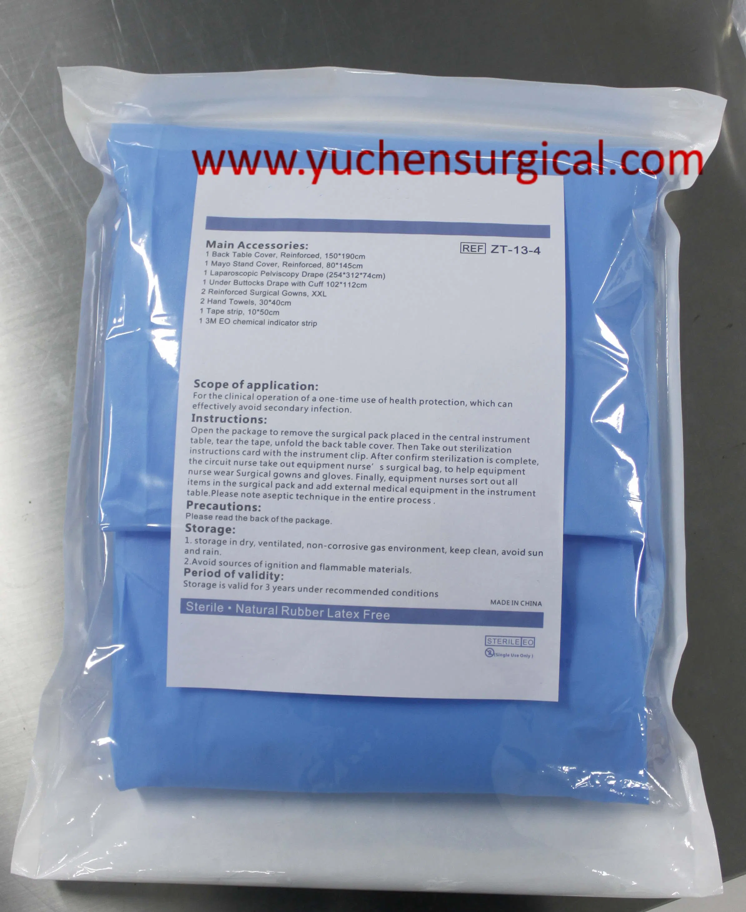 Disposable Sterile Universal Surgery Pack Surgical Procedure Pack