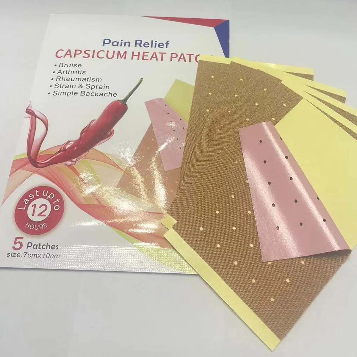 Blue Sports Tape Heat Patch Pack