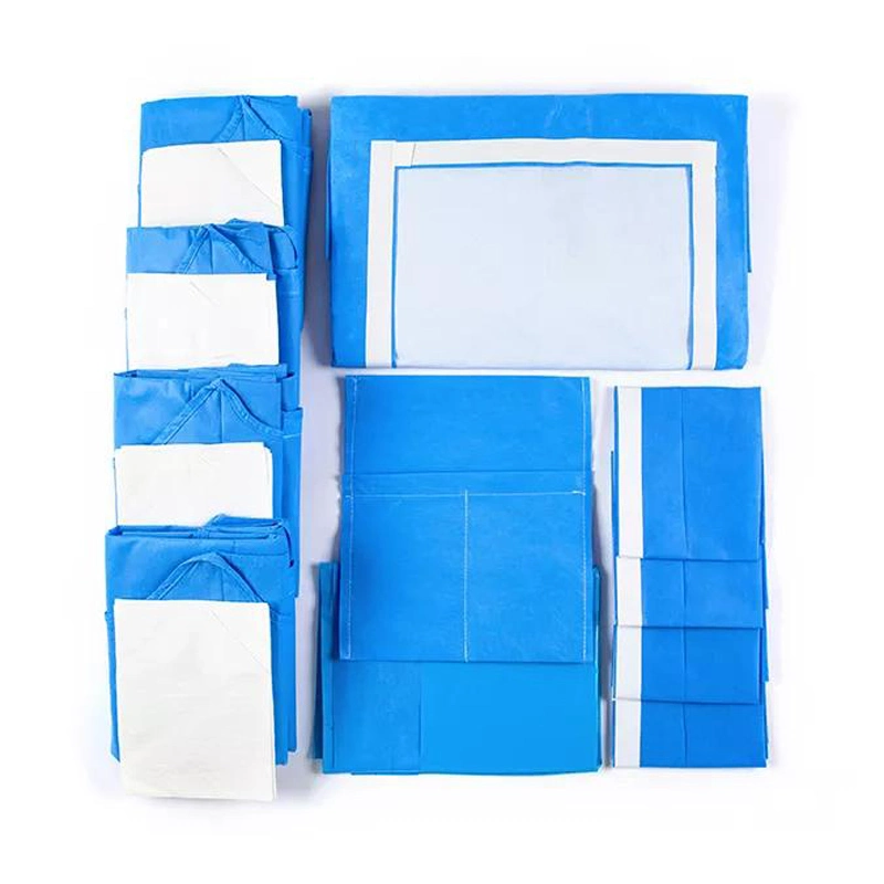 OEM Disposable Surgical Pack/Drape Sterile Surgical Kit for Surgery Operation