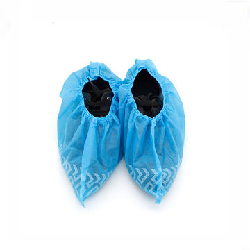 Disposable Protective Medical Hospital Non-Slip Shoe Covers with Elastic