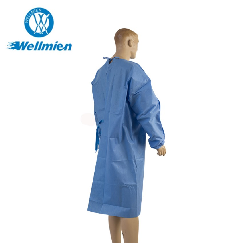 Hospital-Grade Protective Wear Disposable Medical Nonwoven Surgical Gown Sterile Isolation Gown for Hospitals