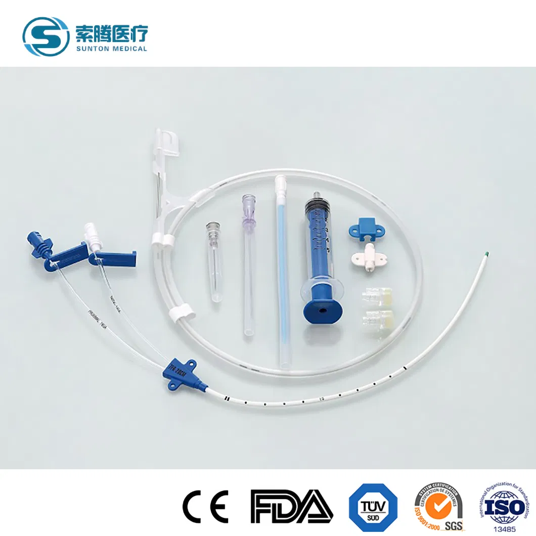 Sunton Medical Disposable Anti-Effection Central Venous Catheter CVC Kit China Central Venous Catheter Kit Manufacturing ODM OEM Custom Central IV Catheter Kit