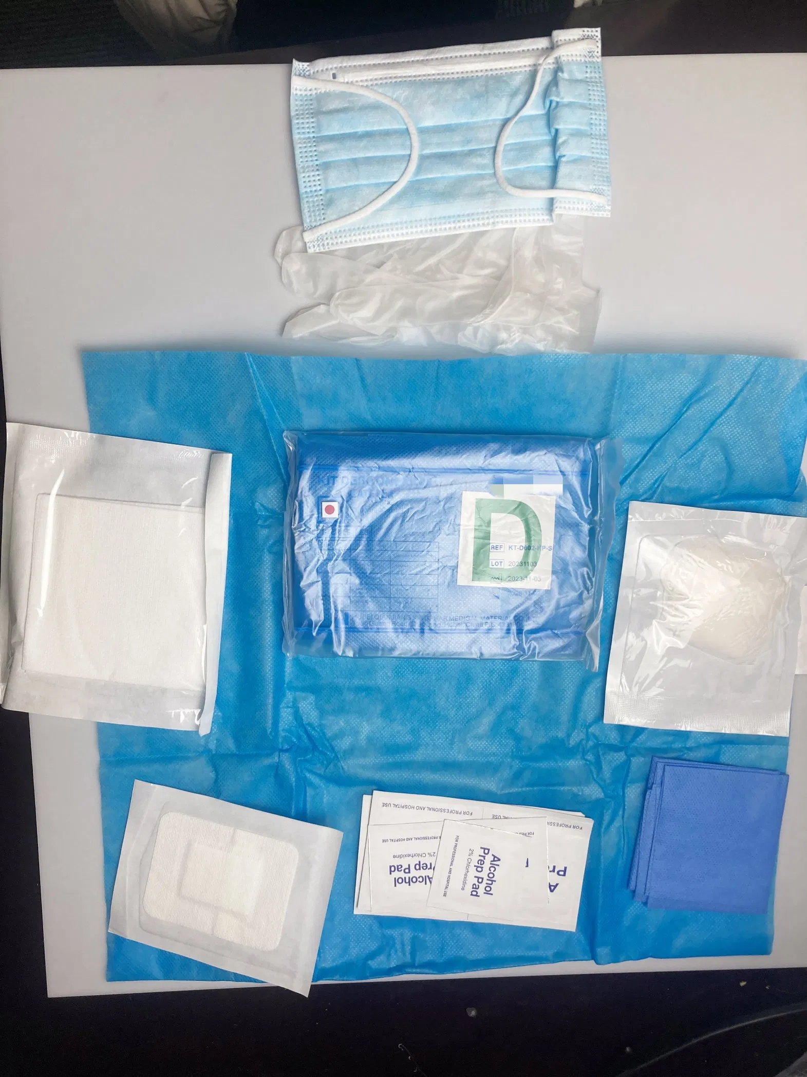 OEM CE ISO Mdr Manufacturer Wound Dressing Set Disposable Surgical Fitsula Kits