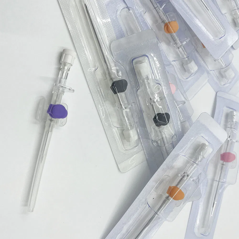 Premium Quality 18g IV Cannula Blister Pack, 50 Units