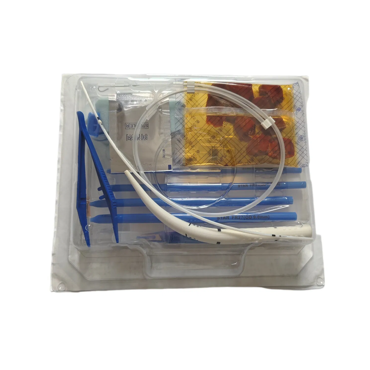Sterile Disposable Cuffed Percutaneous Tracheostomy Kit - Emergency/Surgical Use
