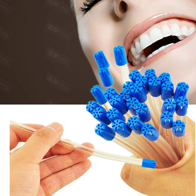 Annhua Saliva Ejectors Disposable Dental Suction Tips Pack of 100