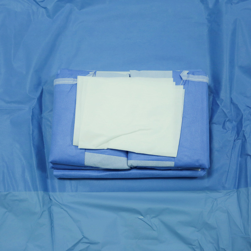 OEM Hospital Disposable Universal Surgical Drape Pack Sterile Laparotomy Operation Pack Medical Use Pack Set Surgical Kit