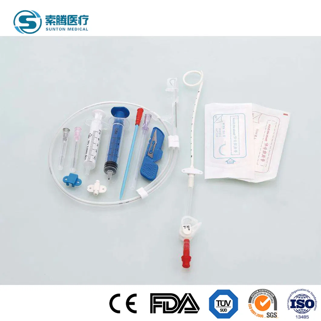 Sunton High-Quality Multi Lumen Surgical Grade Central Venous Catheter Kit Factory OEM Customized Cheap Price Child Sterile CVC Catheter Kit China