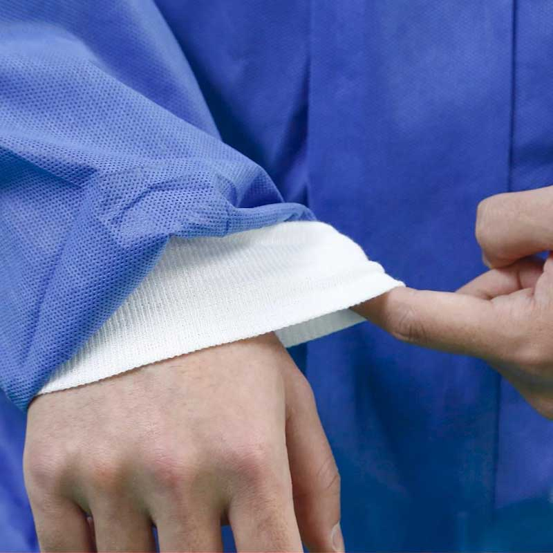 Protective Equipment Type5/6 SMS Material Disposable Breathable Protective Coverall Blue Safety Suit