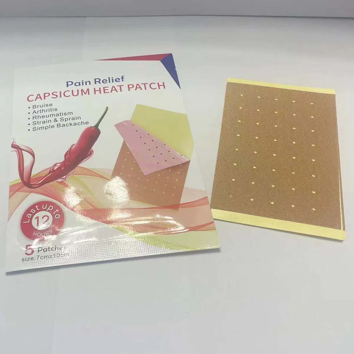 Orange Pain Relief Heat Patch Pack