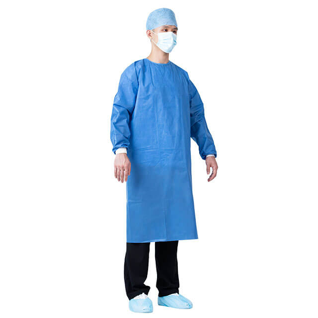 Disposable SMS Nonwoven Hospital Uniform/Isolation Gown /Surgical Gown/ Scrub Suit