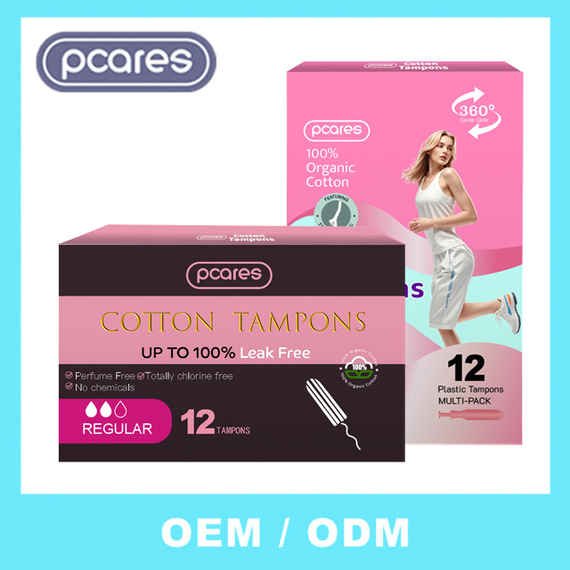 Premium Organic Cotton Tampons - Eco-Friendly Disposable Hygiene Product