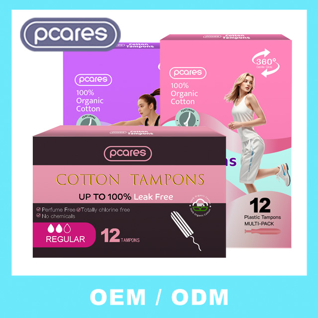 Premium Organic Cotton Tampons - Eco-Friendly Disposable Hygiene Product