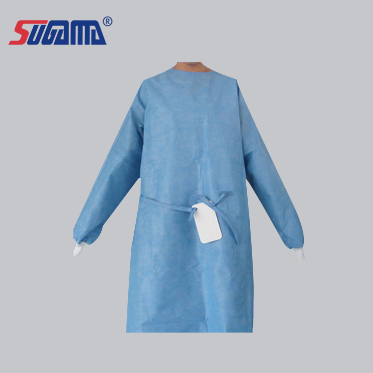 Disposable Sterile High Protective Reinforced SMMS Surgical Gown