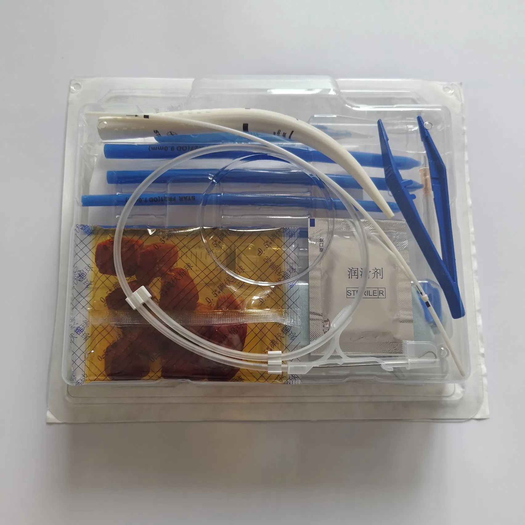 Sterile Disposable Cuffed Percutaneous Tracheostomy Kit - Emergency/Surgical Use