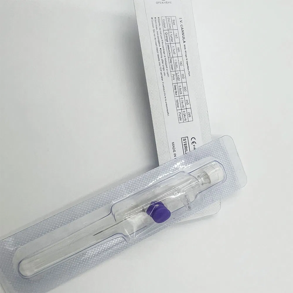 Premium Lightweight Disposable IV Cannula Box - 22g Pack