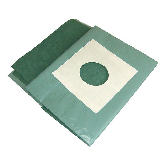 Custom Sterile Surgical Field Fenestrated Drape with Hole and Adhesive Fenestrated Drape