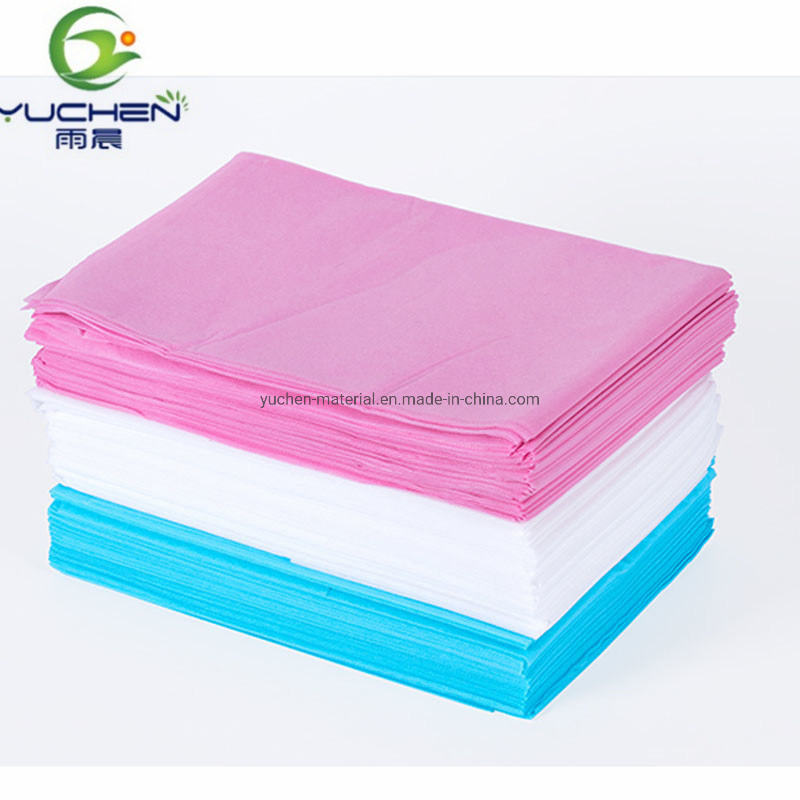 Disposable SMS Nonwoven Bed Sheet Cover with/Without Elastic for Hospital Examination Use