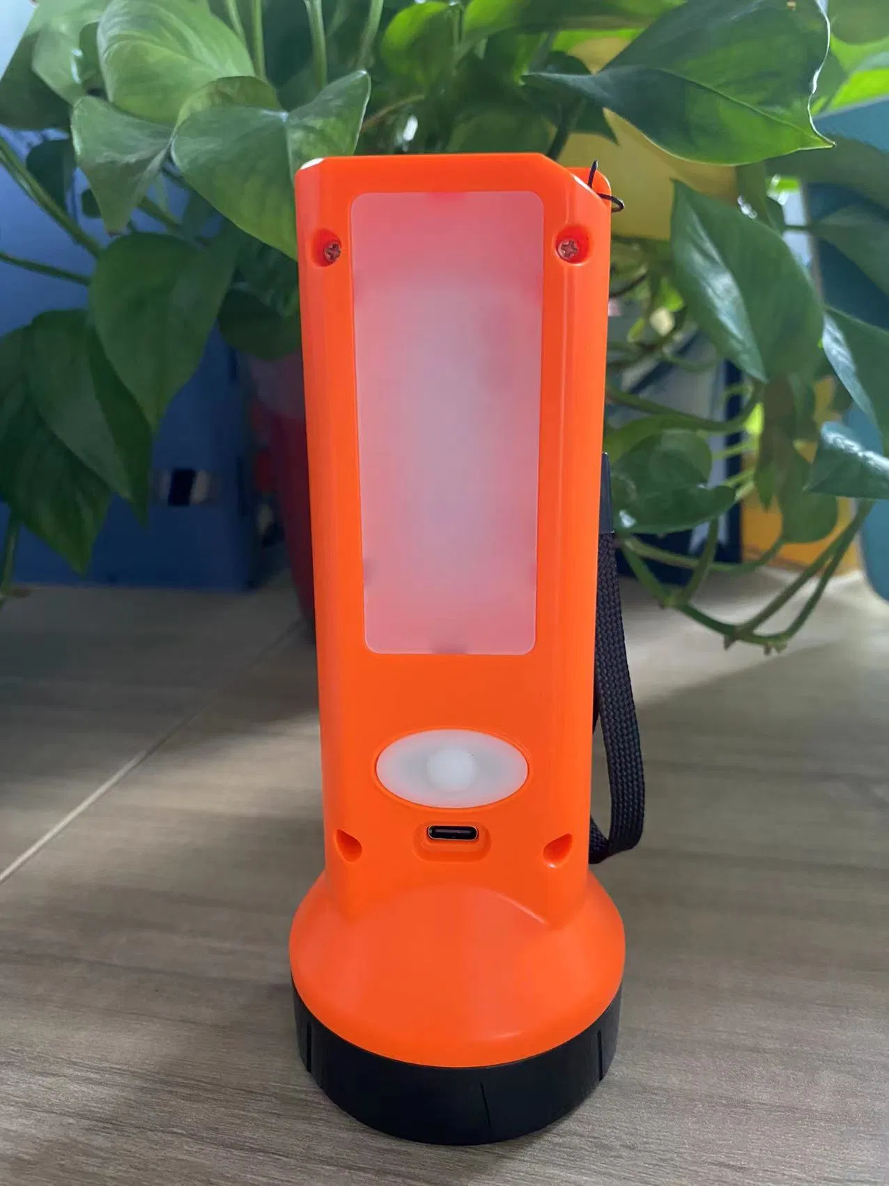 Hand Solar Energy LED Light Torch Flashlight Indoor and outdoor Use