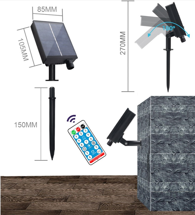 Decor Light 12m100LED Christmas Decoration Lights Sakura Solar Garden Decorative Lights Outdoor LED String Waterproof